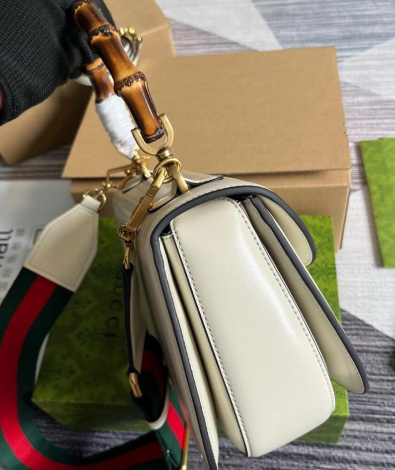 GUCCI BAMBOO 1947 MEDIUM TOP HANDLE BAG