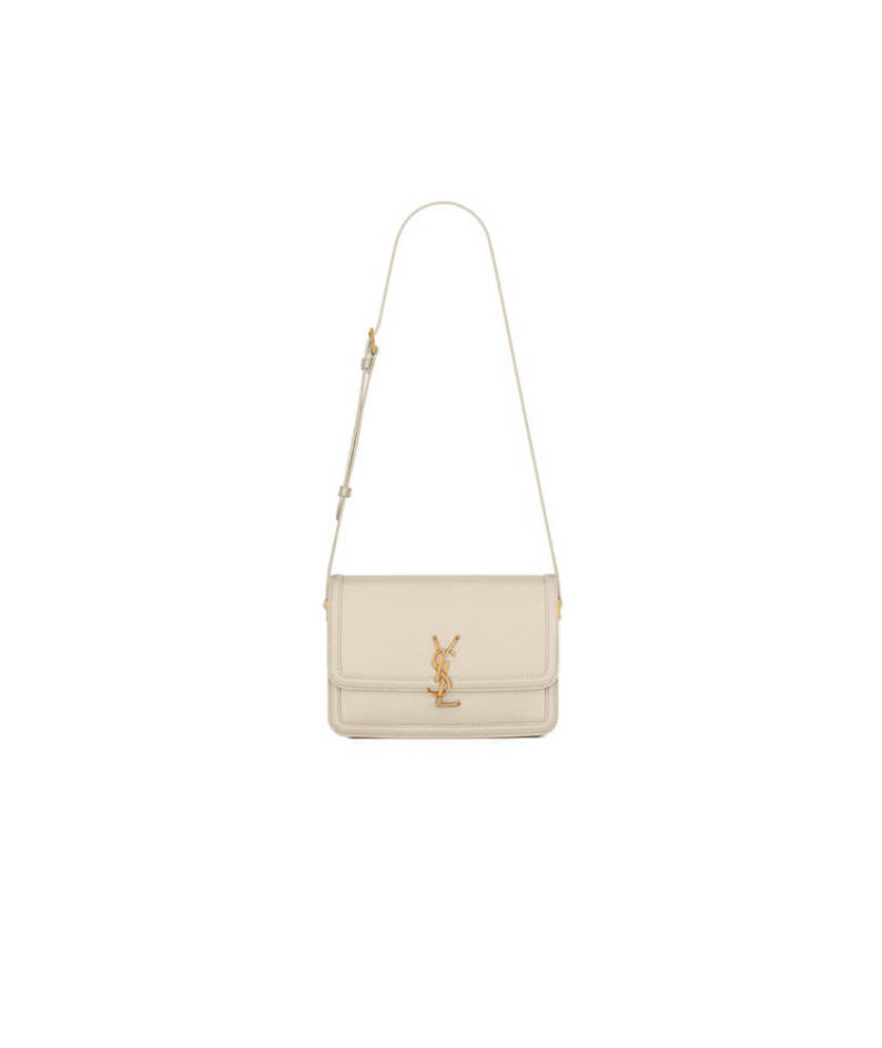 SOLFERINO MEDIUM SATCHEL IN BOX SAINT LAURENT LEATHER