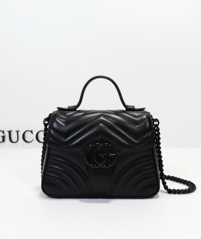 GG MARMONT MINI TOP HANDLE BAG