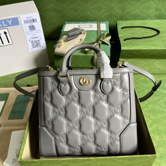 GG matelassé mini top handle bag