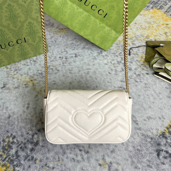 GG Marmont matelasse leather super mini bag GG Marmont matelasse leather super mini bag