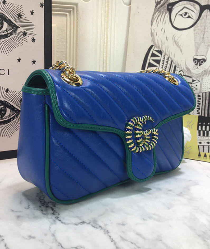 GG Marmont small matelasse shoulder bag