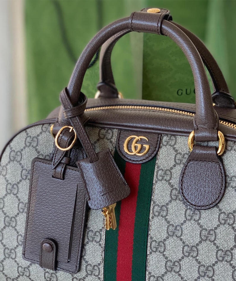 Ophidia medium GG top handle bag