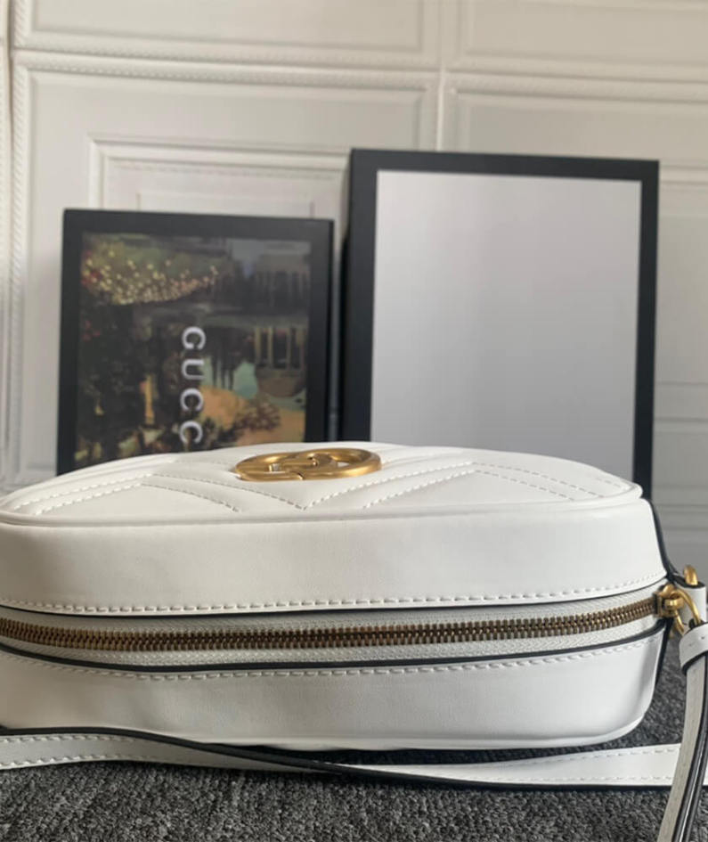GG Marmont small matelasse shoulder bag