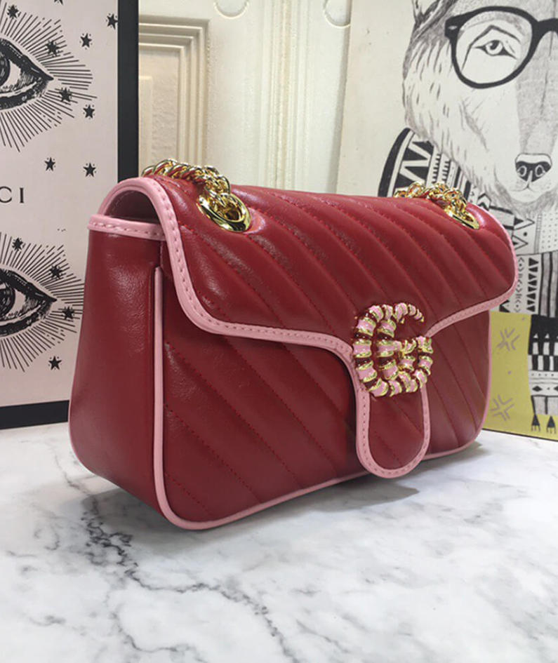 GG Marmont small matelasse shoulder bag