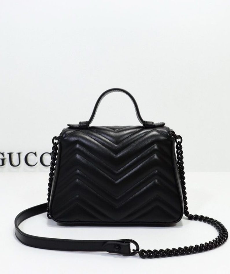 GG MARMONT MINI TOP HANDLE BAG