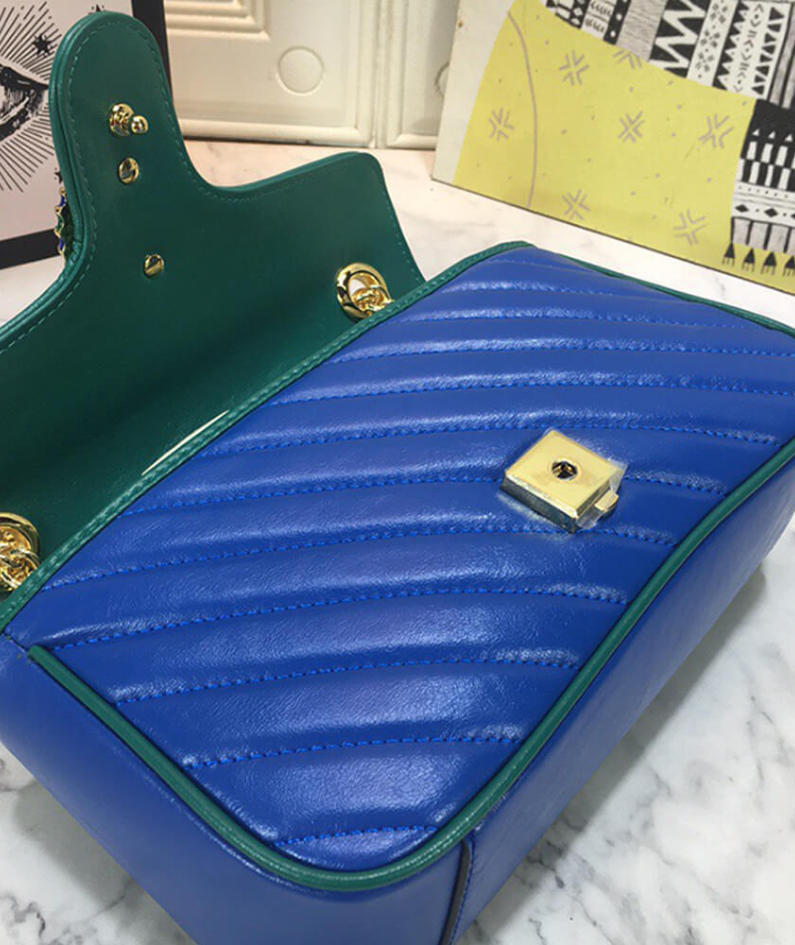 GG Marmont small matelasse shoulder bag