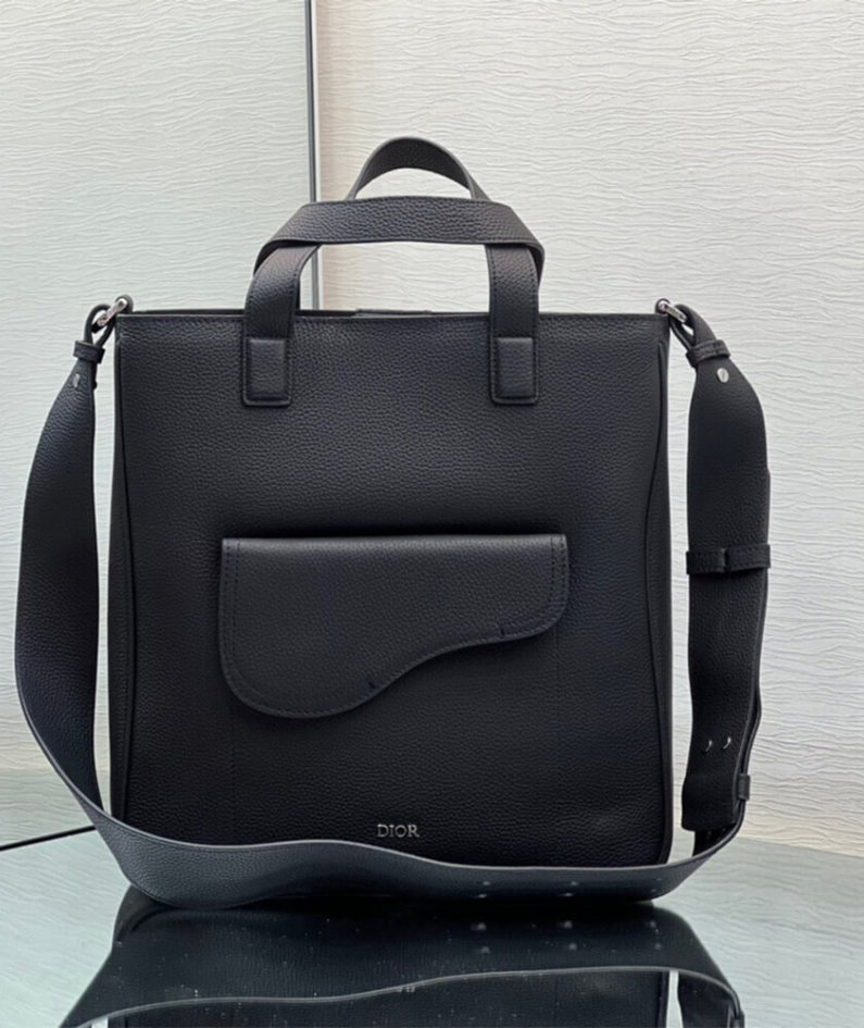 SADDLE TOTE BAG WITH SHOULDER STRAP