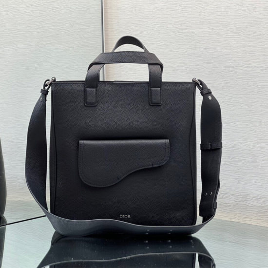 SADDLE TOTE BAG WITH SHOULDER STRAP