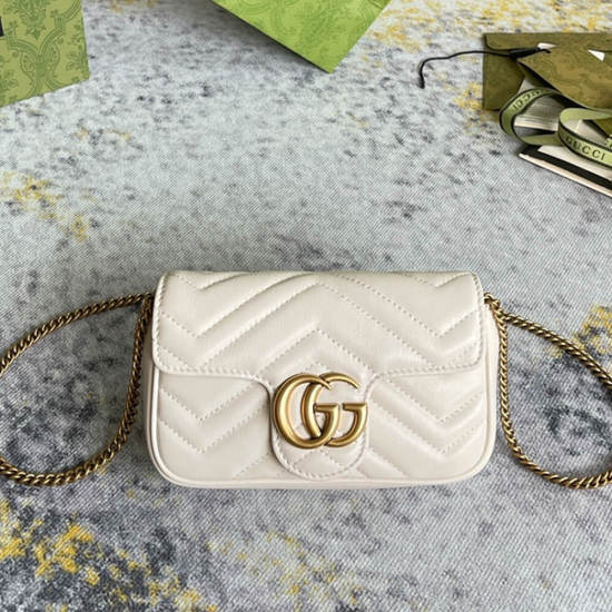 GG Marmont matelasse leather super mini bag GG Marmont matelasse leather super mini bag
