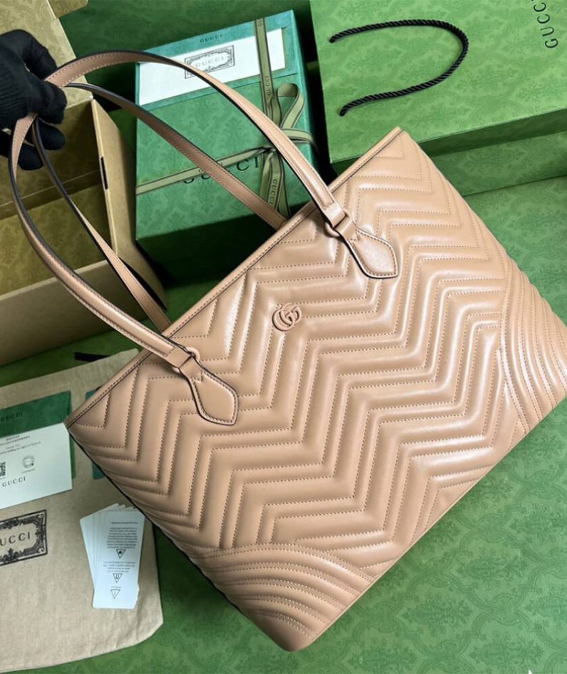 GG MARMONT LARGE TOTE BAG