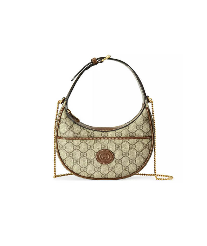 GG half-moon-shaped mini bag