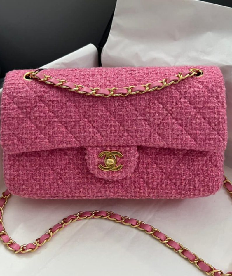 Chanel Tweed Medium Classic Flap Bag
