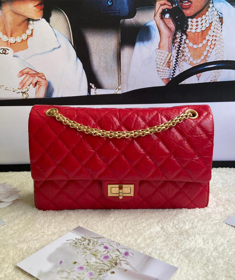 CHANEL LARGE 2.55 HANDBAG CHANEL LARGE 2.55 HANDBAG