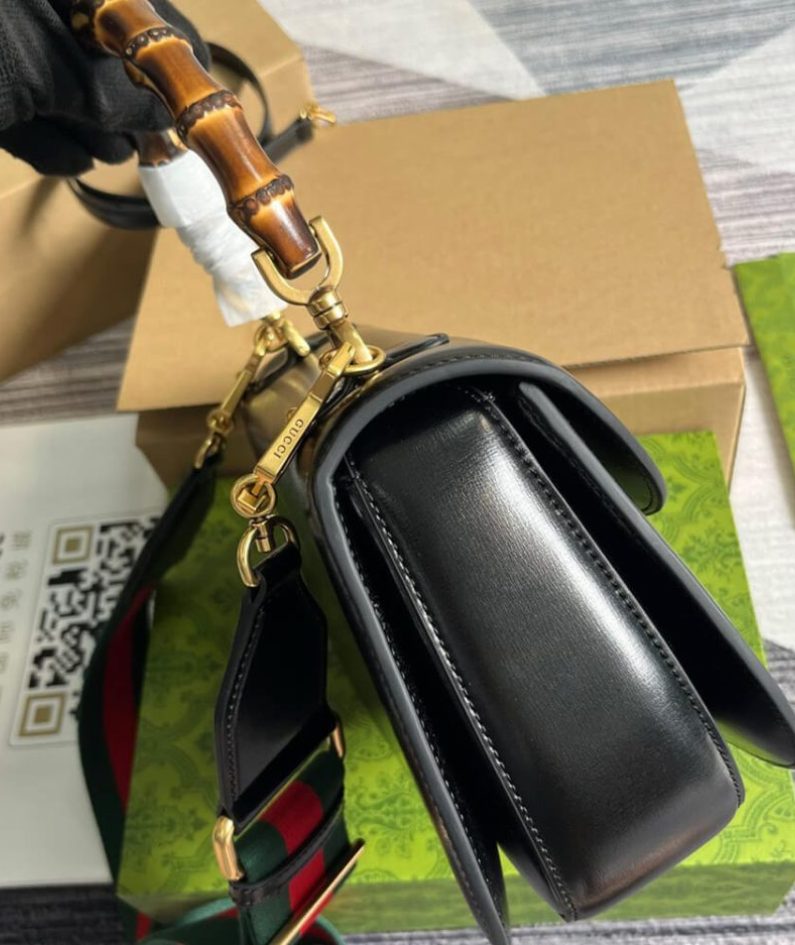GUCCI BAMBOO 1947 MEDIUM TOP HANDLE BAG
