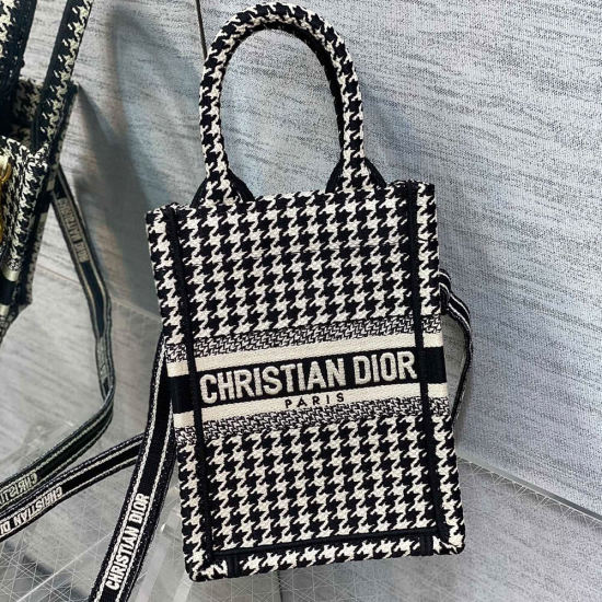 MINI DIOR BOOK TOTE PHONE BAG