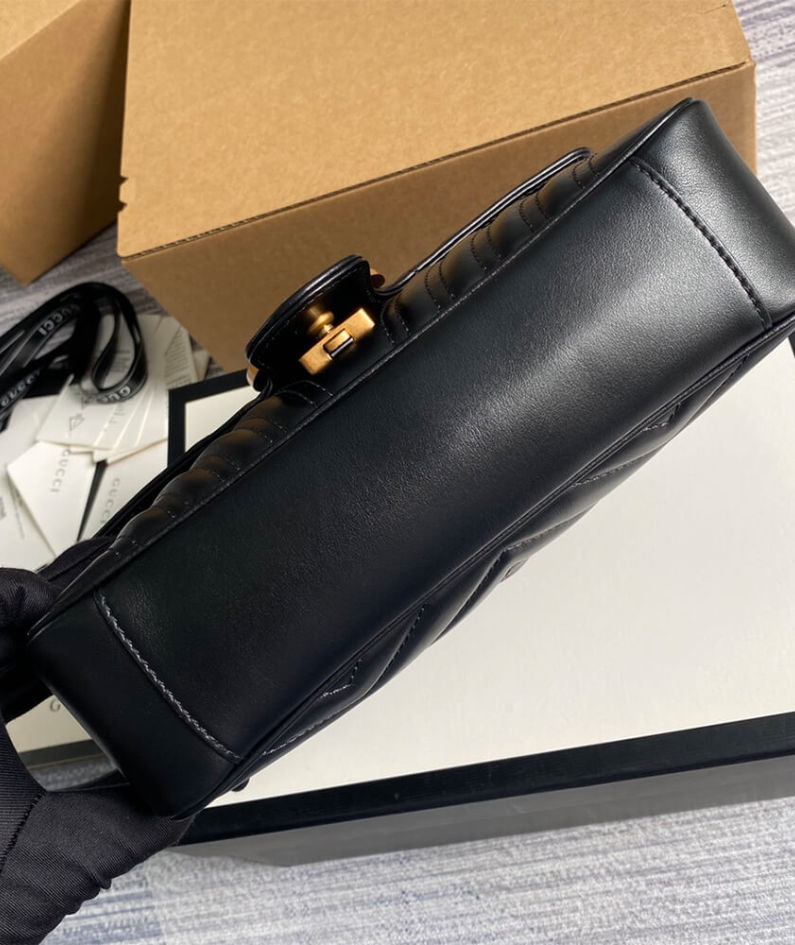 GG Marmont small matelassé shoulder bag