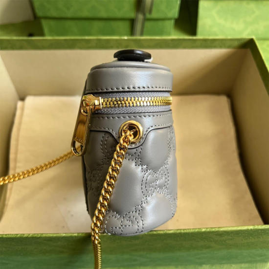 GG Matelassé top handle mini bag