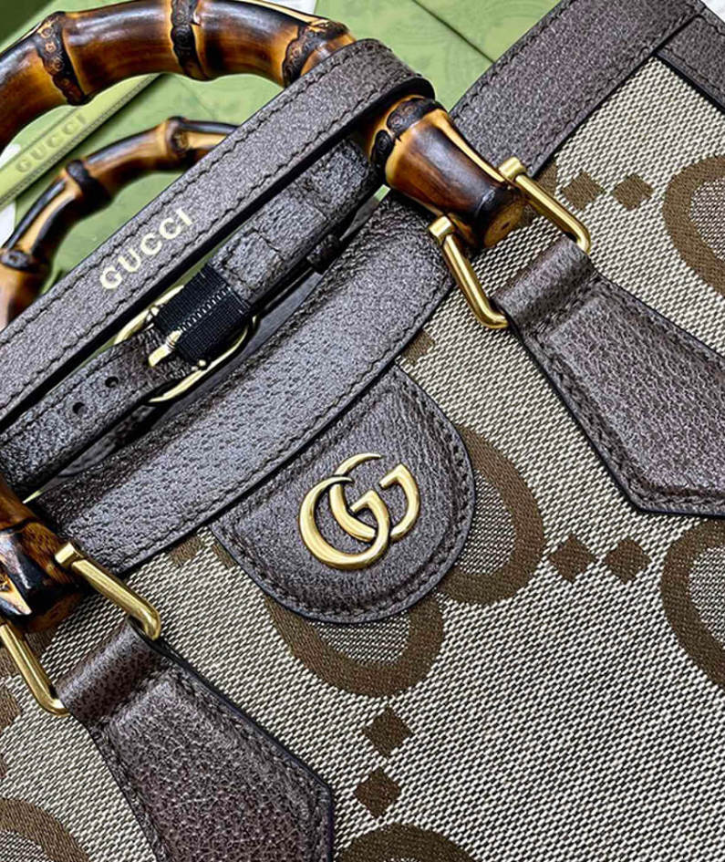 Gucci Diana jumbo GG small tote bag