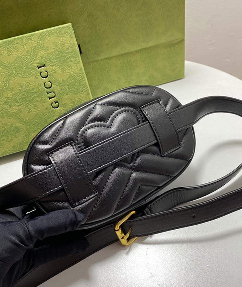 GG Marmont Quilted Leather Belt Bag