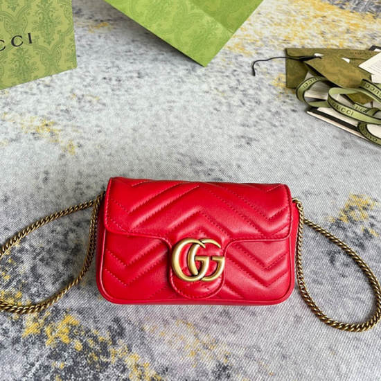 GG Marmont matelasse leather super mini bag GG Marmont matelasse leather super mini bag