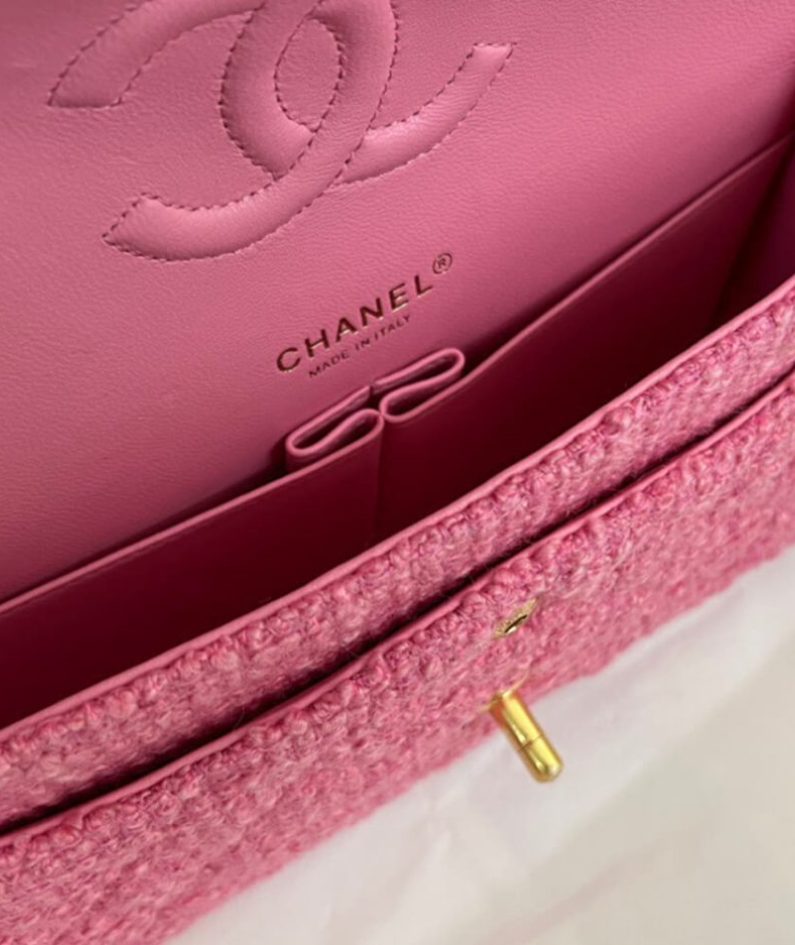 Chanel Tweed Medium Classic Flap Bag