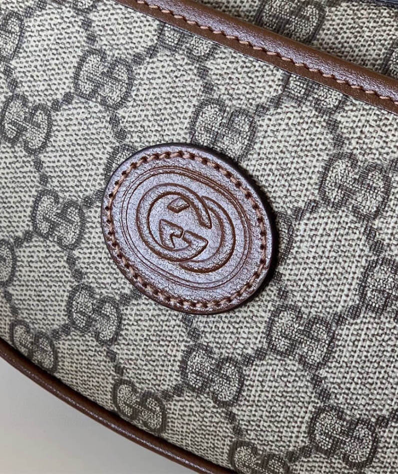 GG half-moon-shaped mini bag