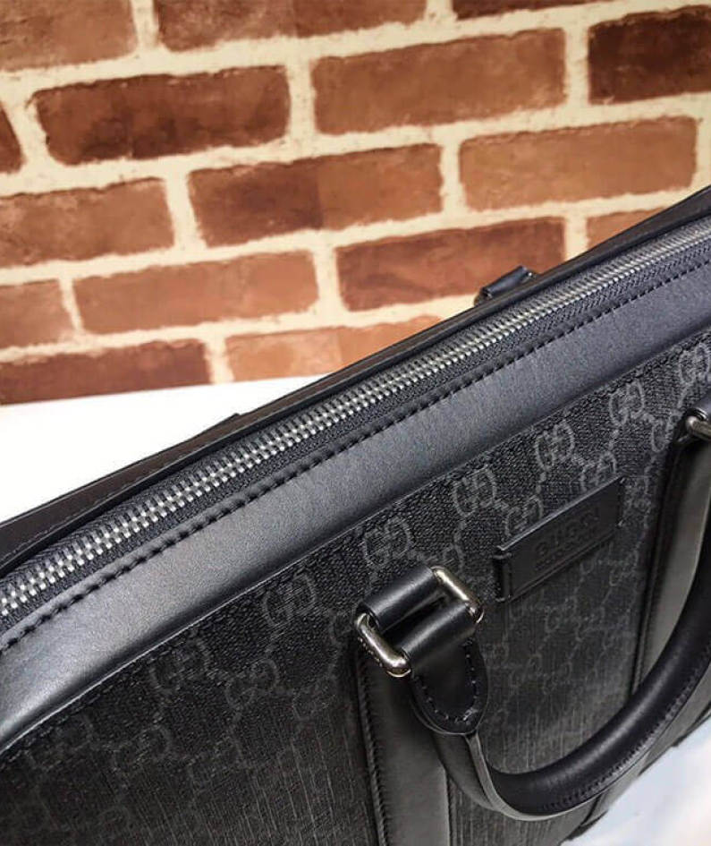 Gucci GG Black Briefcase