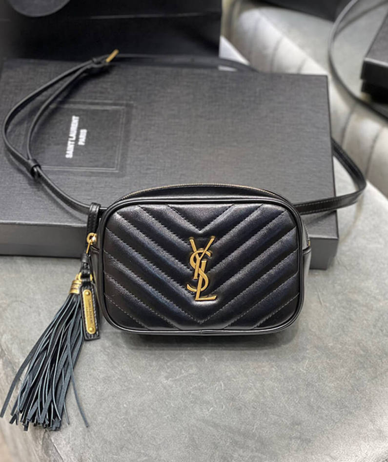 YSL LOU BELT BAG IN MATELASSE LEATHER