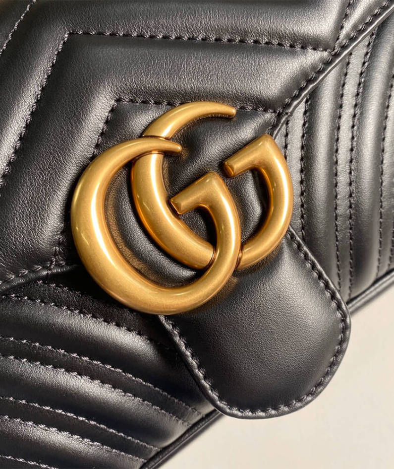 GG Marmont small matelassé shoulder bag