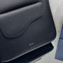 SADDLE TOTE BAG WITH SHOULDER STRAP