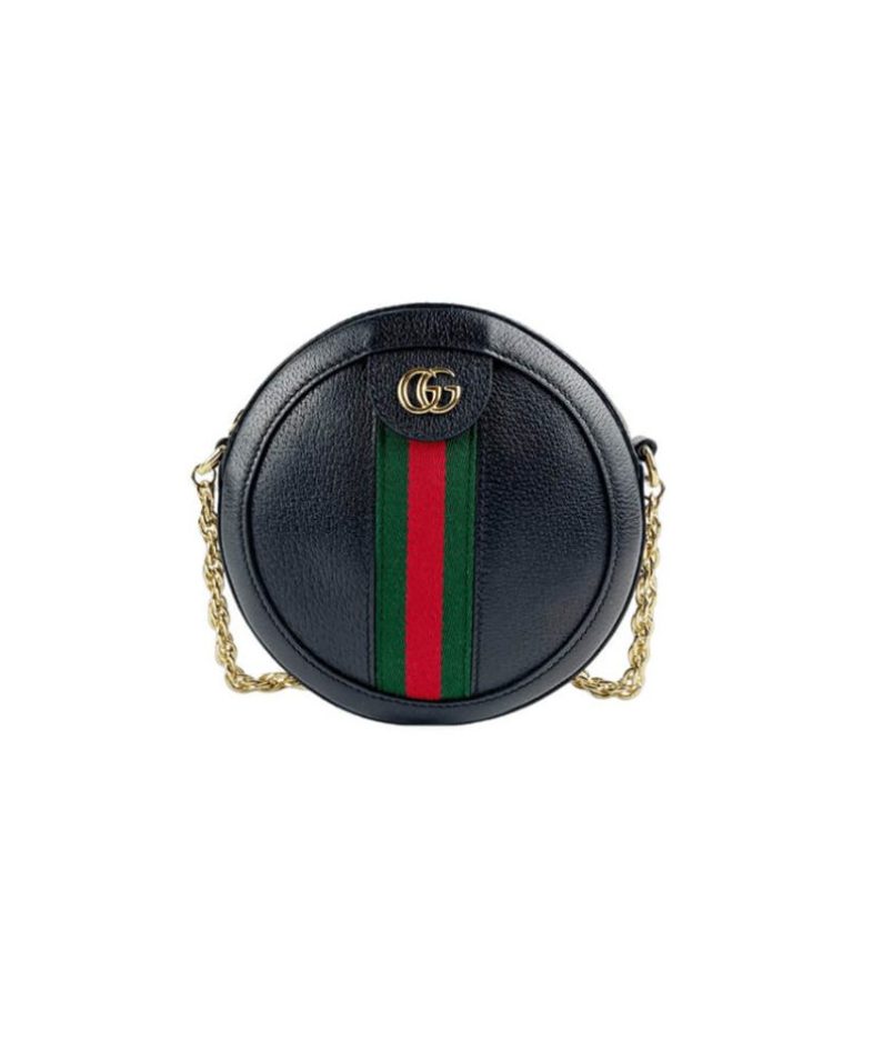 Ophidia GG mini round shoulder bag