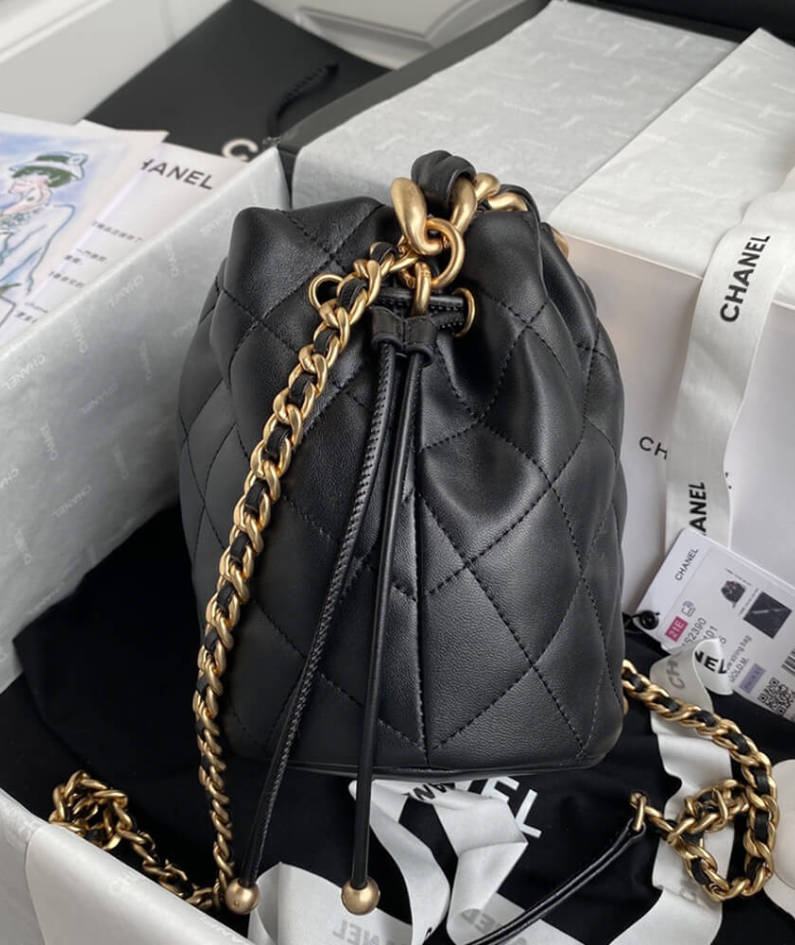 CHANEL Drawstring Bag
