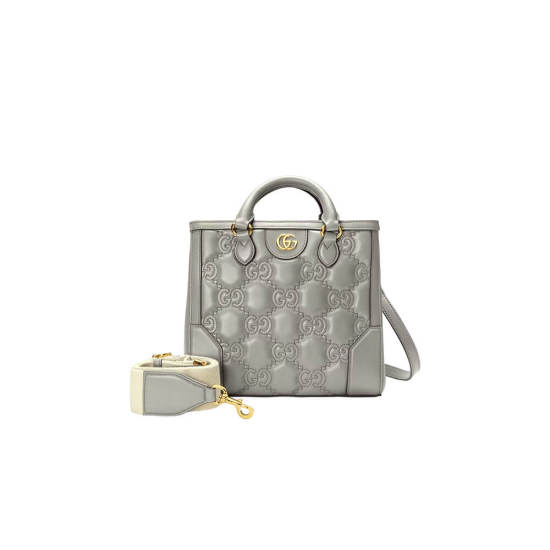GG matelassé mini top handle bag