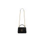 COLLEGE MEDIUM CHAIN BAG IN QUILTED SUEDE