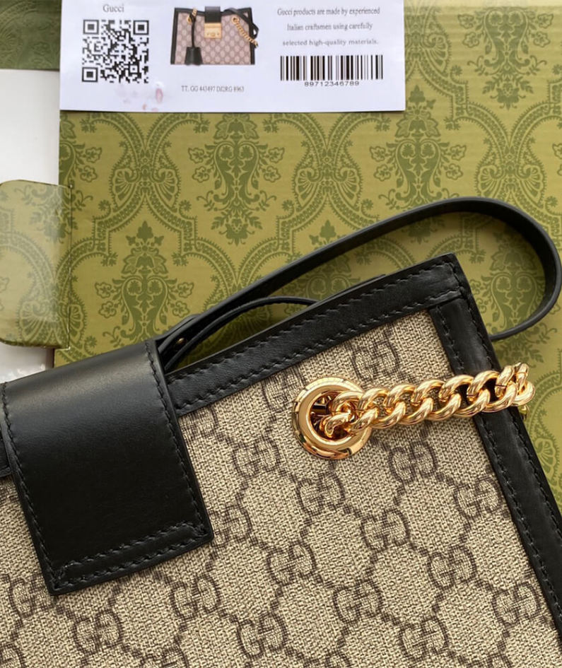 Padlock small GG shoulder bag