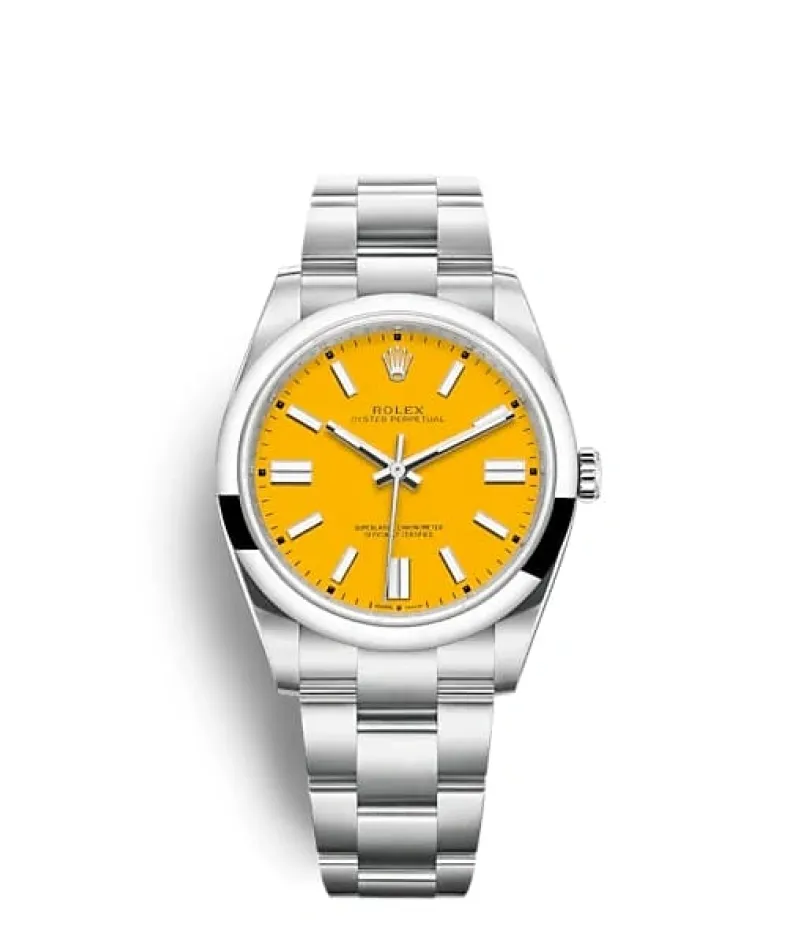 OYSTER PERPETUAL 124300 Series（Yellow）