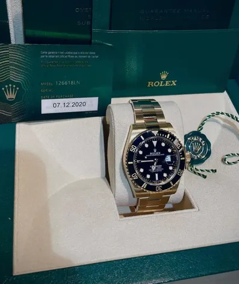 Rolex Rolex Perpetual Submariner m126618ln Series（Black dial）