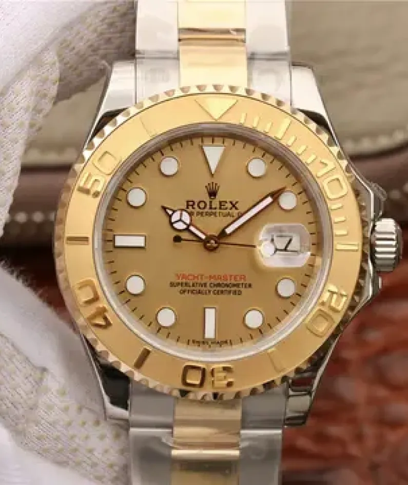 YACHT MASTER 1 GOLDMIX (GOLDEN DIAL ) STAINLESS STEEL 40MM 16623