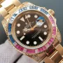 GMT MASTER 2 GOLDEN RAINBOW DIAMOND 40MM 116758 SAru-78208
