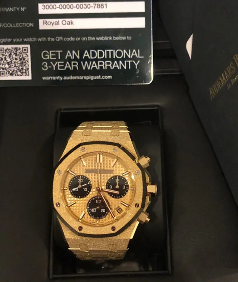 ROYAL OAK SELFWINDING CHRONOGRAPH 26240BA.GG.1324BA.01