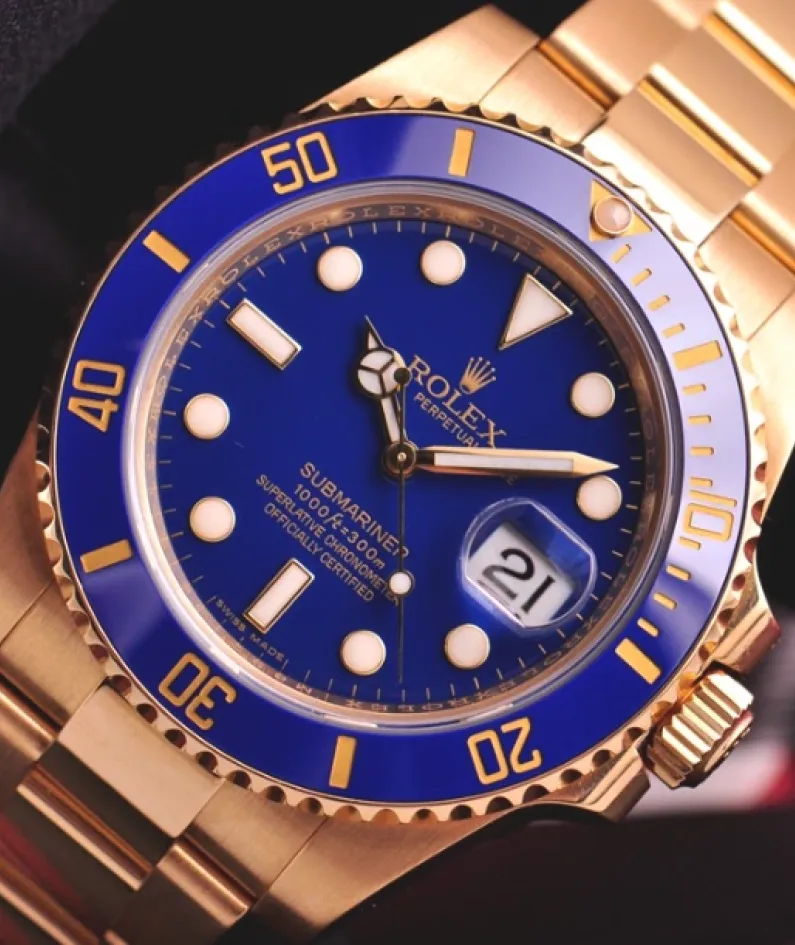 Rolex Submariner m116618lb-0003 Blue dial watch