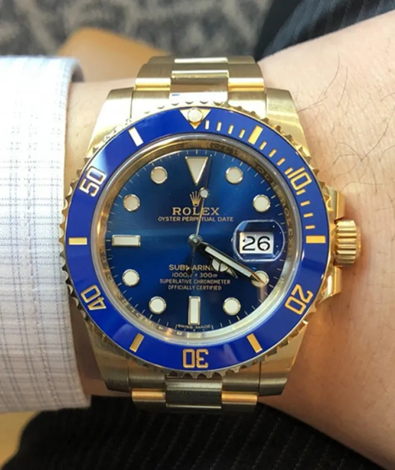Rolex Rolex Perpetual Submariner M126618LB-0002 Series（Blue dial）