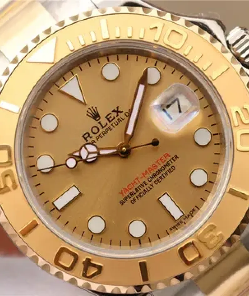 YACHT MASTER 1 GOLDMIX (GOLDEN DIAL ) STAINLESS STEEL 40MM 16623