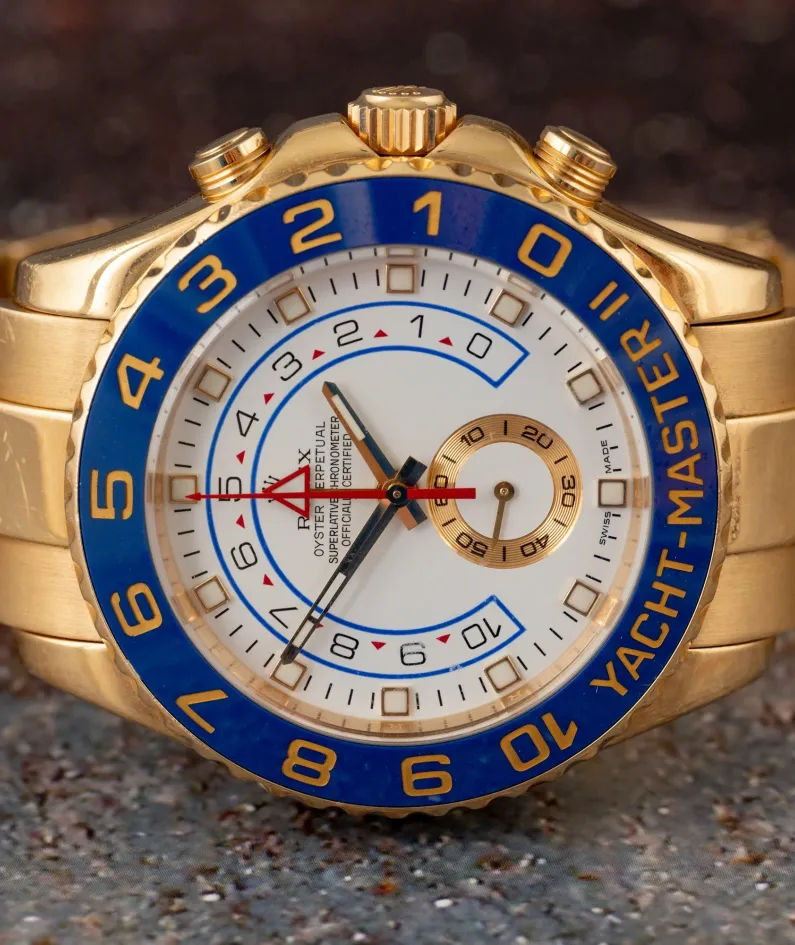Rolex YACHT-MASTER II-(Gold Strap)m116688-0002(AAAAA Version) Rolex YACHT-MASTER II-(Gold Strap)m116688-0002(AAAAA Version)