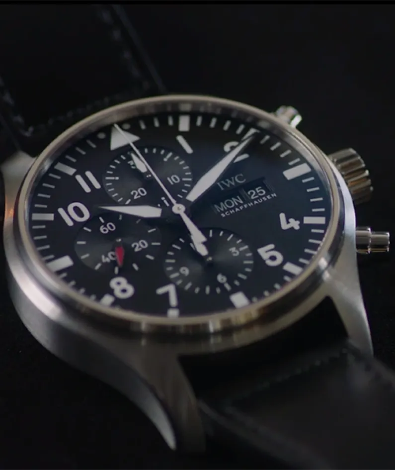 IWC pilot series IW377709 watch
