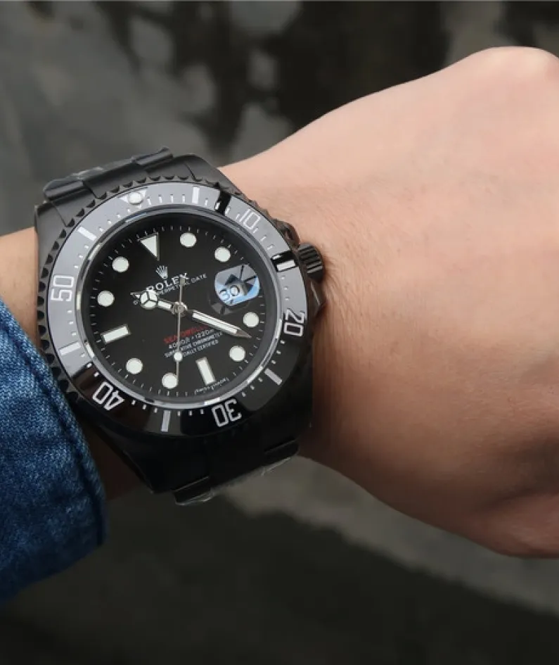SEA DWELLER FULL BLACK MULTIPLE DIAL COLOR OPTIONS 43MM