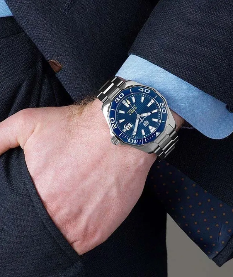 TAG HEUER AQUARACER Automatic Watch - Diameter 43 mm WAY201B.BA0927