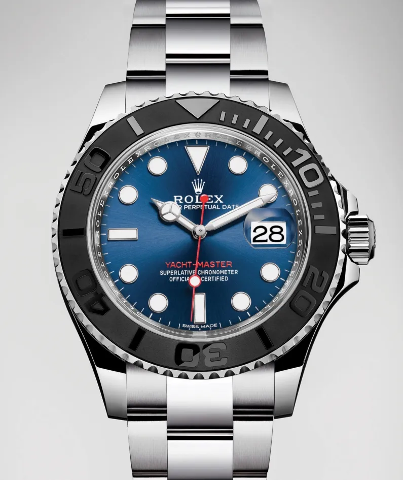 YACHT MASTER 1 ( BLACK & BLUE DIAL ) STAINLESS STEEL 40MM M116622