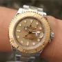 YACHT MASTER 1 GOLDMIX (GOLDEN DIAL ) STAINLESS STEEL 40MM 16623